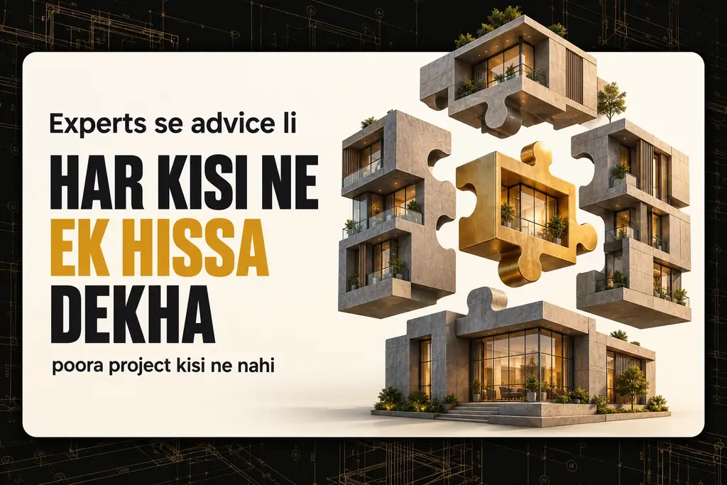 Experts se advice li, har kisi ne ek hissa dekha