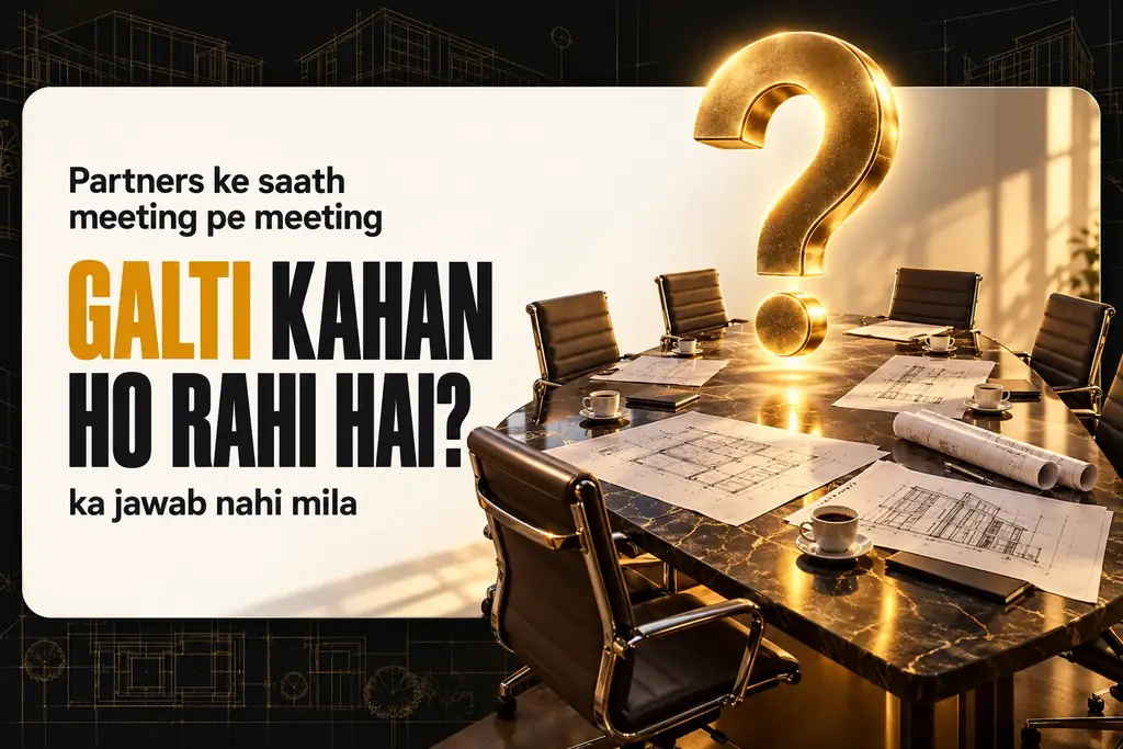 Partners ke saath meeting pe meeting, galti kahan ho rahi hai