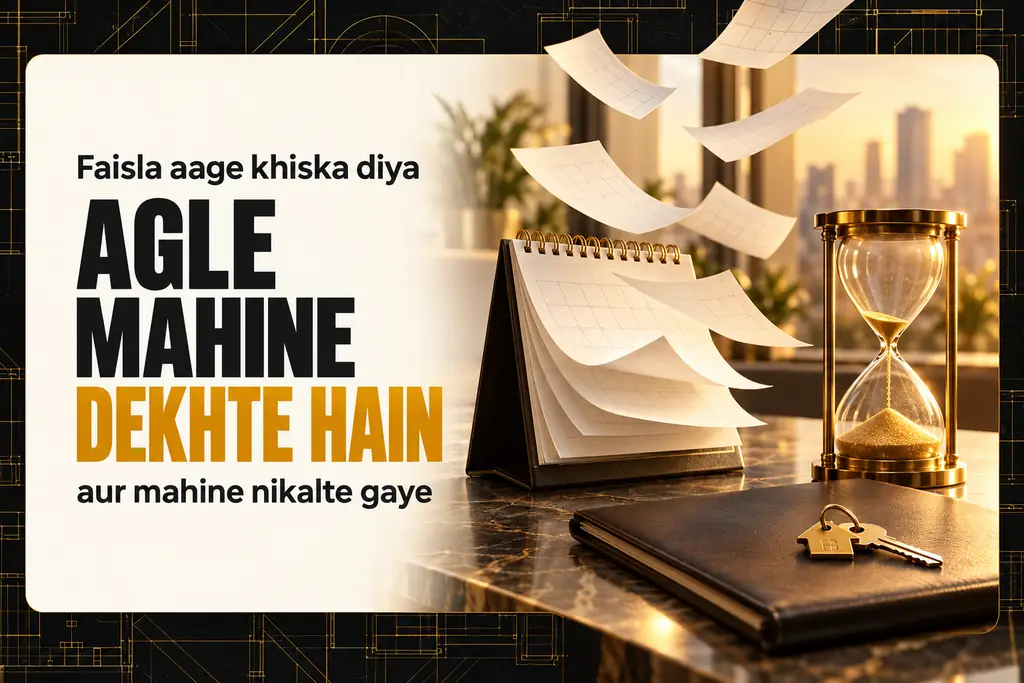 Faisla aage khiska diya — agle mahine dekhte hain