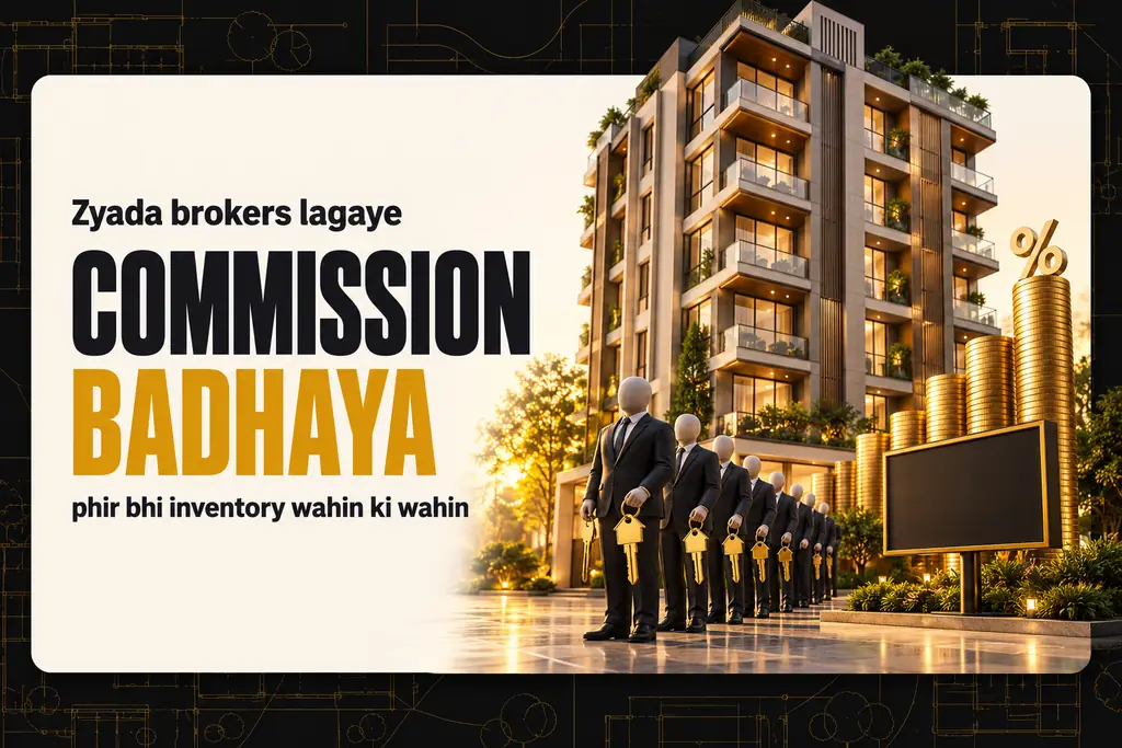 Zyada brokers lagaye, commission badhaya