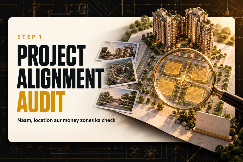 Step 1: Project Alignment Audit — naam, location aur money zones ka check