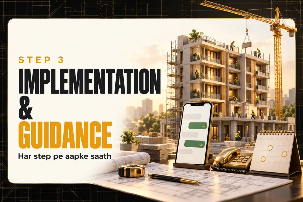 Step 3: Implementation & Guidance — har step pe aapke saath